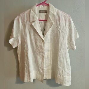 Everlane The Notch Shirt in Linen NWT
